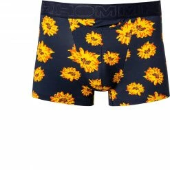 Budget 🔔 HOM Boxer Briefs HO1 Luberon 402125/P0RA Trunk, Mikrofaser-Stretch, Dunkelblau-gelborange, Marine 🛒