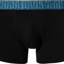 Am billigsten 🔥 bruno banani Shorts 2er Pack 2201-2283/4234 Trunks, Baumwoll-Stretch, Petrol-schwarz gemustert, Imperialblau-schwarz 😍 -Wäsche Verkaufsladen 370121 norm2