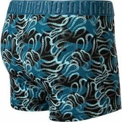 Am billigsten 🔥 bruno banani Shorts 2er Pack 2201-2283/4234 Trunks, Baumwoll-Stretch, Petrol-schwarz gemustert, Imperialblau-schwarz 😍 -Wäsche Verkaufsladen 370121 norm3