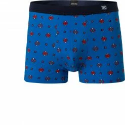 Auslauf 🤩 HOM Comfort Boxer Briefs Sugiton 402143/I0BI Trunk, Baumwolle, Blau gemustert, Blau 👍