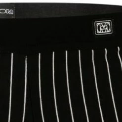 Aktion 👍 HOM Comfort Boxer Briefs Aix 402119/R04W Trunk, Baumwolle, Schwarz gestreift, Schwarz-weiß 💯 -Wäsche Verkaufsladen 370415 norm3