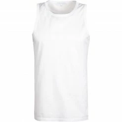 Bester Verkauf 🎉 Ermenegildo Zegna Filoscozia Tank N2D00007/100 Tanktop, Baumwolle, Weiß ⭐
