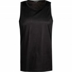 Angebote 🔔 Ermenegildo Zegna Filoscozia Tank N2D00007/001 Tanktop, Baumwolle, Schwarz 🌟