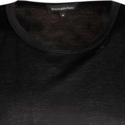 Angebote 🔔 Ermenegildo Zegna Filoscozia Tank N2D00007/001 Tanktop, Baumwolle, Schwarz 🌟 -Wäsche Verkaufsladen 370954 norm2