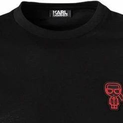 Am billigsten 🎉 KARL LAGERFELD T-Shirt 755071/0/512224/990 Longsleeve, Baumwolle Logo-Print am Rücken, Schwarz 🎉 -Wäsche Verkaufsladen 371519 norm2