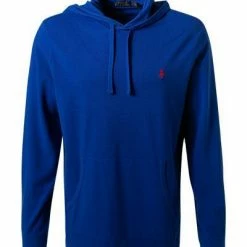 Am billigsten ⌛ Polo Ralph Lauren Kapuzenlongsleeve 710842628/003 Baumwolle, Royalblau ✔️ -Wäsche Verkaufsladen 371821 norm