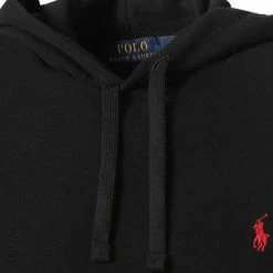 Angebote 🎉 Polo Ralph Lauren Kapuzenlongsleeve 710842628/008 Baumwolle, Schwarz 👏 -Wäsche Verkaufsladen 371823 norm2