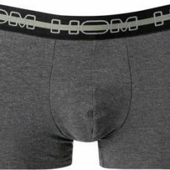 Budget 🎉 HOM Boxer Briefs 3er Pack Bernie 402142/T031 Trunks, Baumwoll-Stretch, Schwarz-grau-oliv 😉 -Wäsche Verkaufsladen 371831 norm2