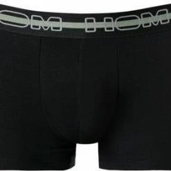 Budget 🎉 HOM Boxer Briefs 3er Pack Bernie 402142/T031 Trunks, Baumwoll-Stretch, Schwarz-grau-oliv 😉 -Wäsche Verkaufsladen 371831 norm3