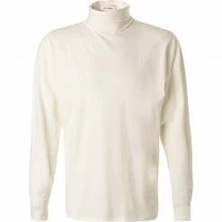 Beste Bewertungen von 🌟 American Vintage Longsleeve MFAK02D/blanc Rollkragenshirt, Baumwolle, Weiß 👍