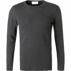 Am billigsten 😍 American Vintage T-Shirt MBYSA18/navy Longsleeve, Baumwolle, Navy meliert 🔔