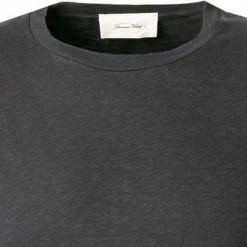 Am billigsten 😍 American Vintage T-Shirt MBYSA18/navy Longsleeve, Baumwolle, Navy meliert 🔔 -Wäsche Verkaufsladen 371932 norm2