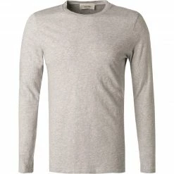 Brandneu 😀 American Vintage T-Shirt MBYSA18/polaire chine Longsleeve, Baumwolle, Grau meliert ❤️