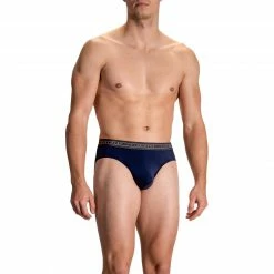 Bester Verkauf ✨ Olaf Benz PEARL2100 Sportbrief 130313/4603 Slip, Baumwoll-Stretch, Dunkelblau 💯