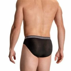 Brandneu 😉 Olaf Benz PEARL2101 Sportbrief 130322/8000 Slip, Lyocell, Schwarz 🎉 -Wäsche Verkaufsladen 372067 norm2