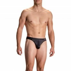Großhandel 👏 Olaf Benz RED2109 Brazilbrief 108843/8000 Slip, Mikrofaser, Schwarz gemustert, Schwarz 🌟