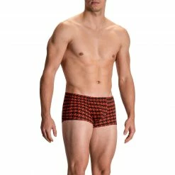Am billigsten 😀 Olaf Benz RED2108 Minipants 108861/9308 Trunk, Baumwoll-Stretch, Rot gemustert, Rot 🛒