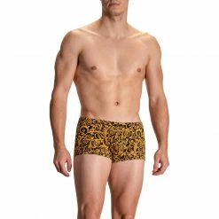 Bester Verkauf 🔔 Olaf Benz RED2114 Minipants 108886/9802 Trunk, Baumwoll-Stretch, Gelb gemustert, Gelb 🤩