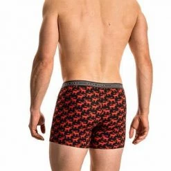 Rabatt 👍 Olaf Benz RED2116 Boxerpants 108890/9383 Trunk, Baumwoll-Stretch, Rot-schwarz gemustert, Rot-schwarz 👍 -Wäsche Verkaufsladen 372161 norm2