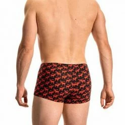Auslauf 😉 Olaf Benz RED2116 Minipants 108891/9383 Trunk, Baumwoll-Stretch, Rot-schwarz gemustert, Rot-schwarz 😉 -Wäsche Verkaufsladen 372162 norm2