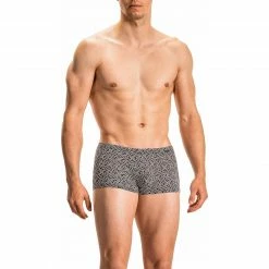 Coupon ✔️ Olaf Benz RED2117 Minipants 108901/8010 Trunk, Mikrofaser, Schwarz gemustert, Schwraz-weiß ❤️