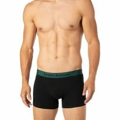 Top 10 🔔 bruno banani Shorts 2er Pack Flow. 2203-1388/4310 Trunks, Baumwoll-Stretch, Dunkelgrün-schwarz, Lorbeer-schwarz 👍 -Wäsche Verkaufsladen 372394 norm2