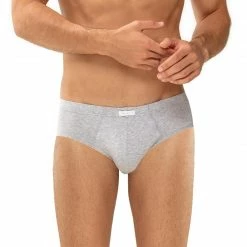 Rabatt 🔔 Mey THINK Mini-Slip 71011/620 Bio Baumwoll-Stretch, Hellgrau meliert, Hellgrau 🔔