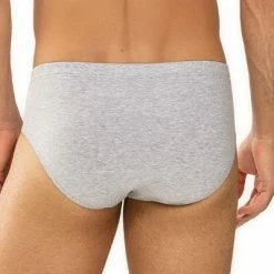 Rabatt 🔔 Mey THINK Mini-Slip 71011/620 Bio Baumwoll-Stretch, Hellgrau meliert, Hellgrau 🔔 -Wäsche Verkaufsladen 372546 norm2