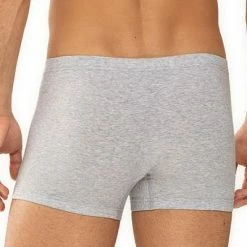 Brandneu 🌟 Mey THINK Shorty 71021/620 Trunk, Bio Baumwoll-Stretch, Hellgrau meliert, Hellgrau ❤️ -Wäsche Verkaufsladen 372549 norm2