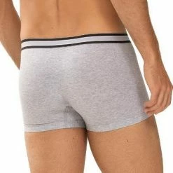 Budget ⭐ Mey THINK Shorty 71121/620 Trunk, Bio Baumwoll-Stretch, Hellgrau meliert, Hellgrau ❤️ -Wäsche Verkaufsladen 372557 norm2