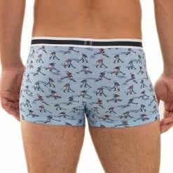 Schlussverkauf 👍 Mey CLUB Shorty 37091/724 Trunk, Bio Baumwoll-Stretch, Hellblau, Blau 🔥 -Wäsche Verkaufsladen 372561 norm2