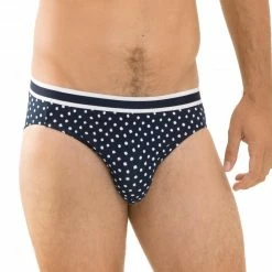 Großhandel ⭐ Mey GOTS Townsville Jazz-Pants 38045/668 Slip, Bio Baumwoll-Stretch, Blau gemustert, Blau 🧨