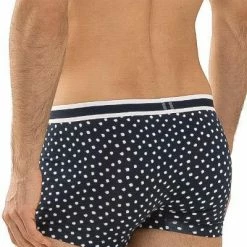 Bester Verkauf 💯 Mey GOTS Townsville Shorty 37111/668 Trunk, Bio Baumwoll-Stretch, Blau gemustert, Blau 👏 -Wäsche Verkaufsladen 372597 norm2