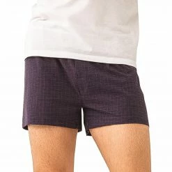 Großhandel 🎉 Mey GOTS Nelson Boxer Shorts 37110/163 Boxershorts, Bio Baumwoll-Stretch, Weinrot kariert, Rot 🔔