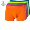 Bestes Angebot 🎁 bruno banani Shorts 5er P. Neon L. 2201-2327/4303 Trunks, Baumwoll-Stretch, Neongelb-grün-orange, Multicolor 🤩