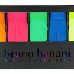 Bestes Angebot 🎁 bruno banani Shorts 5er P. Neon L. 2201-2327/4303 Trunks, Baumwoll-Stretch, Neongelb-grün-orange, Multicolor 🤩 -Wäsche Verkaufsladen 372617 norm6
