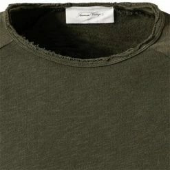 Billig 😍 American Vintage Longsleeve MSON24G/pesto vintage Baumwolle, Grün meliert 👍 -Wäsche Verkaufsladen 373059 norm2