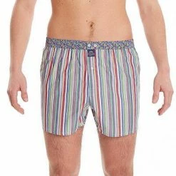 Auslauf 🛒 MC ALSON Boxer-Shorts 4412/rosa Boxershorts, Baumwolle, Rose gestreift 🧨 -Wäsche Verkaufsladen 373073 norm2