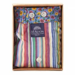 Auslauf 🛒 MC ALSON Boxer-Shorts 4412/rosa Boxershorts, Baumwolle, Rose gestreift 🧨 -Wäsche Verkaufsladen 373073 norm3