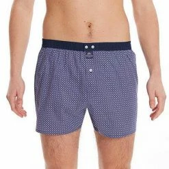 Neu 😉 MC ALSON Boxer-Shorts 4437/navy Boxershorts, Baumwolle, Navy-weiß gemustert ✨ -Wäsche Verkaufsladen 373084 norm2