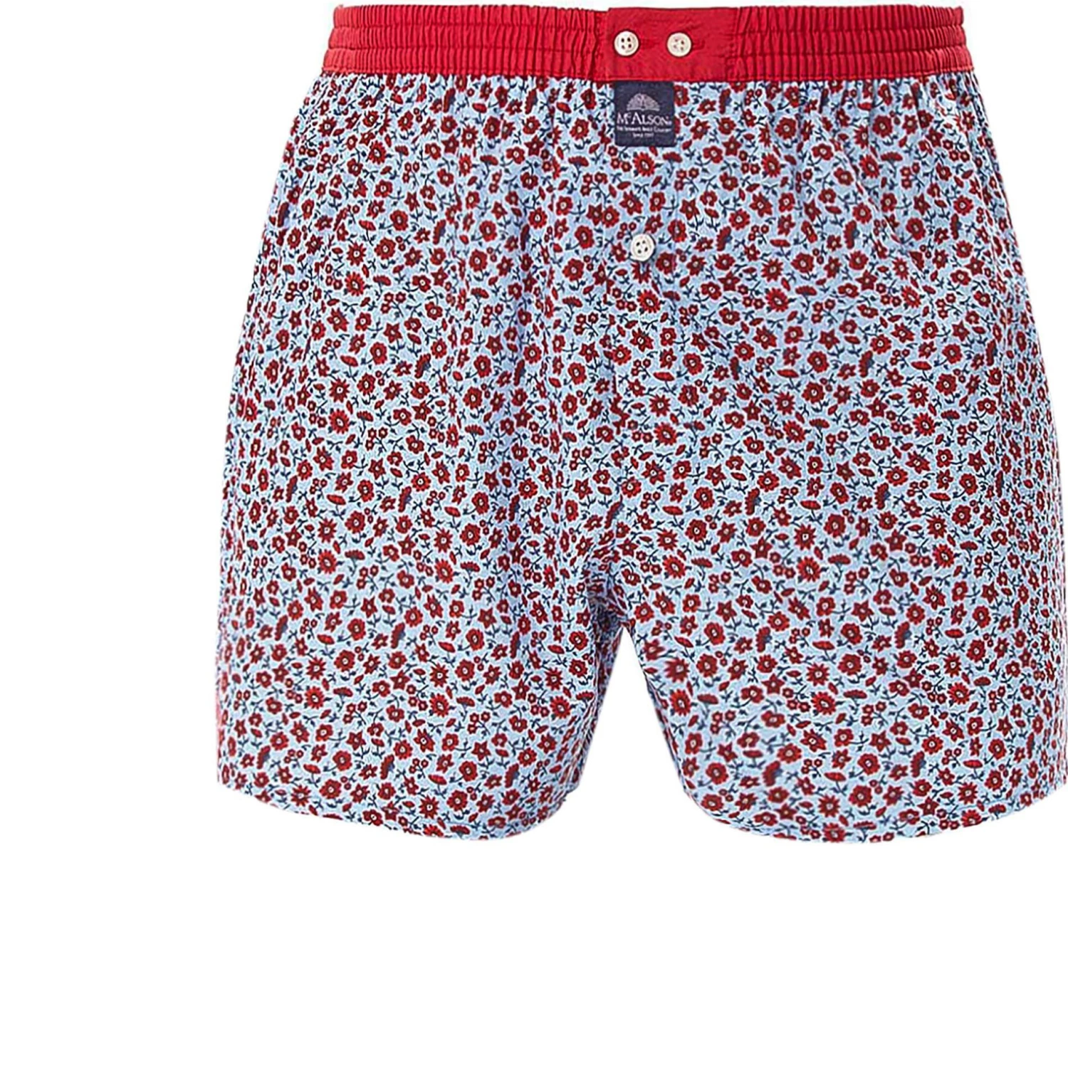 Top 10 💯 MC ALSON Boxer-Shorts 4443/rot-blau Boxershorts, Baumwolle, Hellblau-rot gemustert 🔔 1 Top 10 💯 MC ALSON Boxer-Shorts 4443/rot-blau Boxershorts, Baumwolle, Hellblau-rot gemustert 🔔