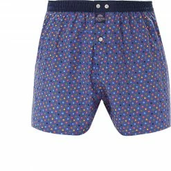 Budget ⭐ MC ALSON Boxer-Shorts 4447/blau Boxershorts, Baumwolle, Blau gemustert ⭐