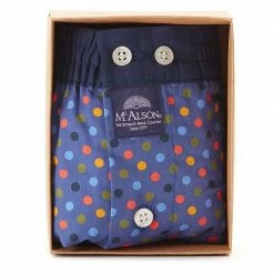 Budget ⭐ MC ALSON Boxer-Shorts 4447/blau Boxershorts, Baumwolle, Blau gemustert ⭐ -Wäsche Verkaufsladen 373088 norm3