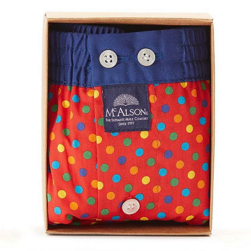 Rabatt 🥰 MC ALSON Boxer-Shorts 4448/rot Boxershorts, Baumwolle, Rot-blau gemustert 🔔 4 Rabatt 🥰 MC ALSON Boxer-Shorts 4448/rot Boxershorts, Baumwolle, Rot-blau gemustert 🔔 – Bild 4