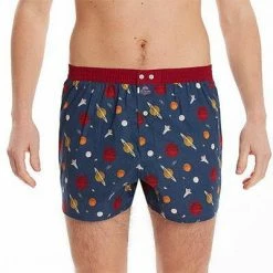 Beste Bewertungen von ❤️ MC ALSON Boxer-Shorts 4458/blau Boxershorts, Baumwolle, Dunkelblau-rot gemustert 🎉 -Wäsche Verkaufsladen 373093 norm2