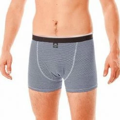 Bestes Angebot 🎁 MC ALSON Jersey Boxer-Shorts J0201/blau-grau Trunk, Baumwoll-Jersey, Grau-blau gestreift 😍 -Wäsche Verkaufsladen 373097 norm2