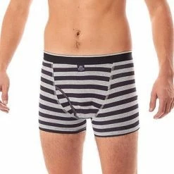 Bester Verkauf ✔️ MC ALSON Jersey Boxer-Shorts J0202/blau-grau Trunk, Baumwoll-Jersey, Blau-hellgrau gestreift 👏 -Wäsche Verkaufsladen 373098 norm2