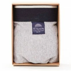 Großhandel 💯 MC ALSON Jersey Boxer-Shorts J0300/grau Trunk, Baumwoll-Jersey, Hellgrau meliert 🌟 -Wäsche Verkaufsladen 373100 norm3