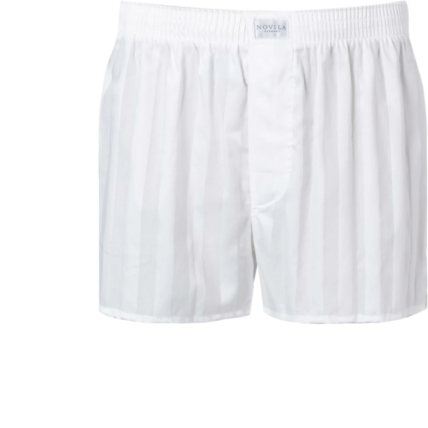Budget 🤩 Novila Boxershorts 8367/055/1 Baumwolle, Weiß gestreift, Weiß ❤️ 1 Budget 🤩 Novila Boxershorts 8367/055/1 Baumwolle, Weiß gestreift, Weiß ❤️