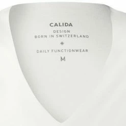 Blitzangebot 🔥 CALIDA T-Shirt 14586/001 Baumwoll-Stretch geruchshemmend, Weiß ⭐ -Wäsche Verkaufsladen 374231 norm2